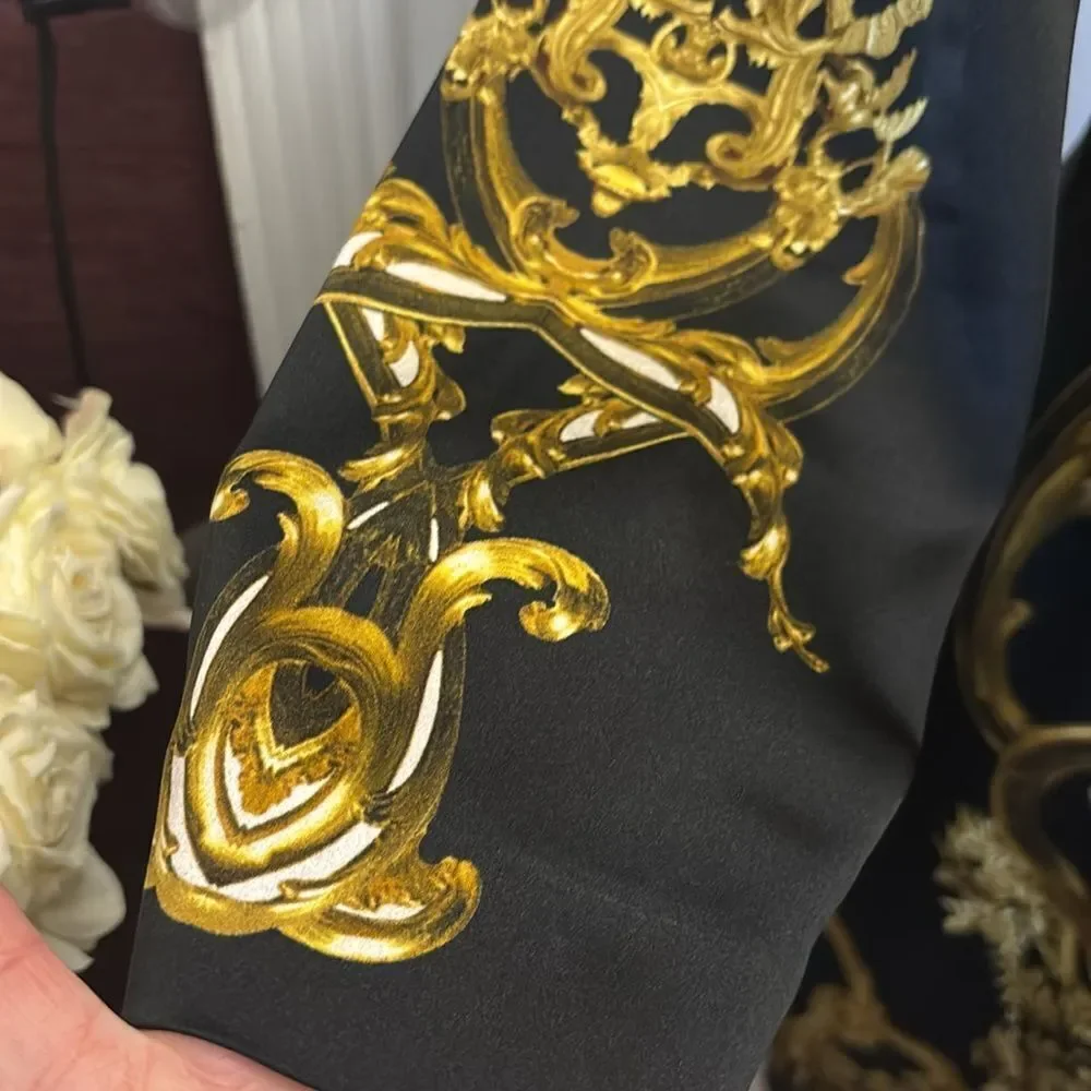 Just Cavalli silk baroque dress. M - Picture 8 of 15